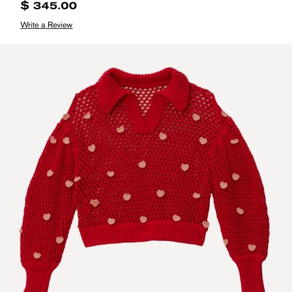 FARM Rio Heart sweater! ❤️❤️❤️